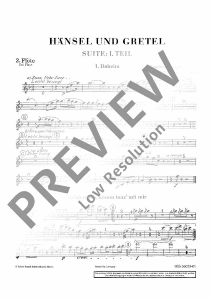 Hansel and Gretel Concert Band scores gallery preview page 13