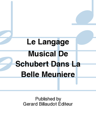 Le langage musical de Schubert