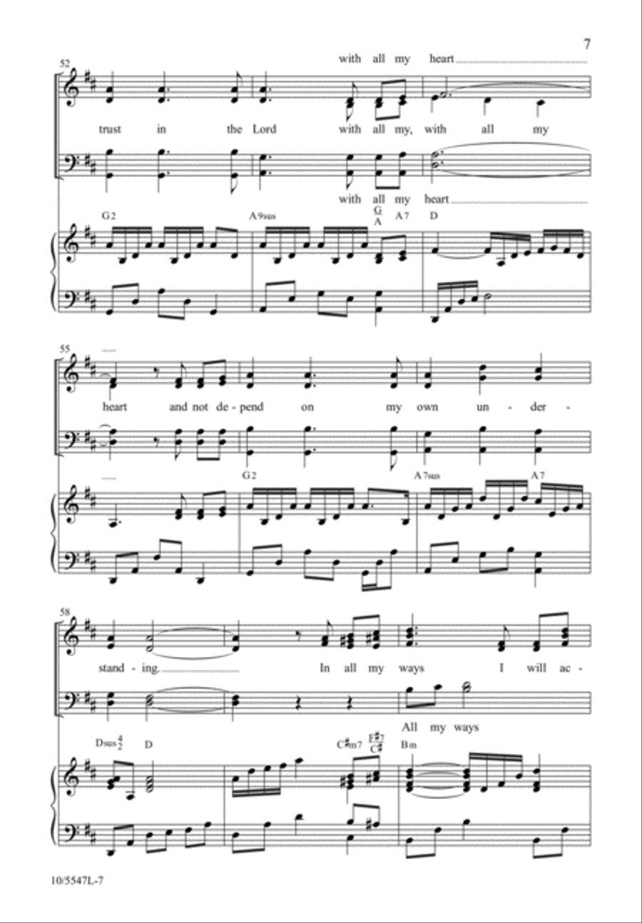 I Can Do All Things Through Christ 4-Part scores gallery preview page 7