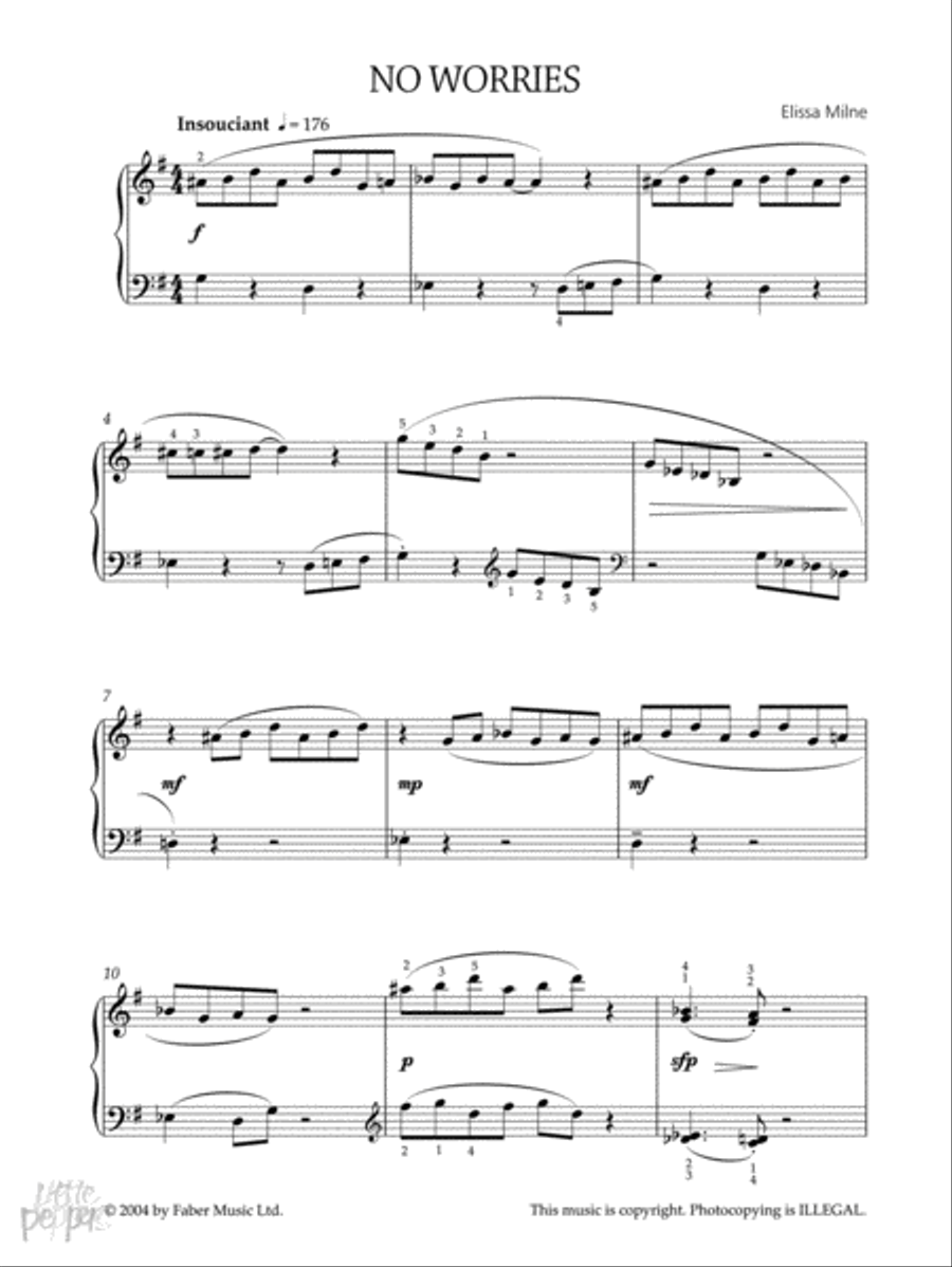 Even More Little Peppers Piano Solo scores gallery preview page 2
