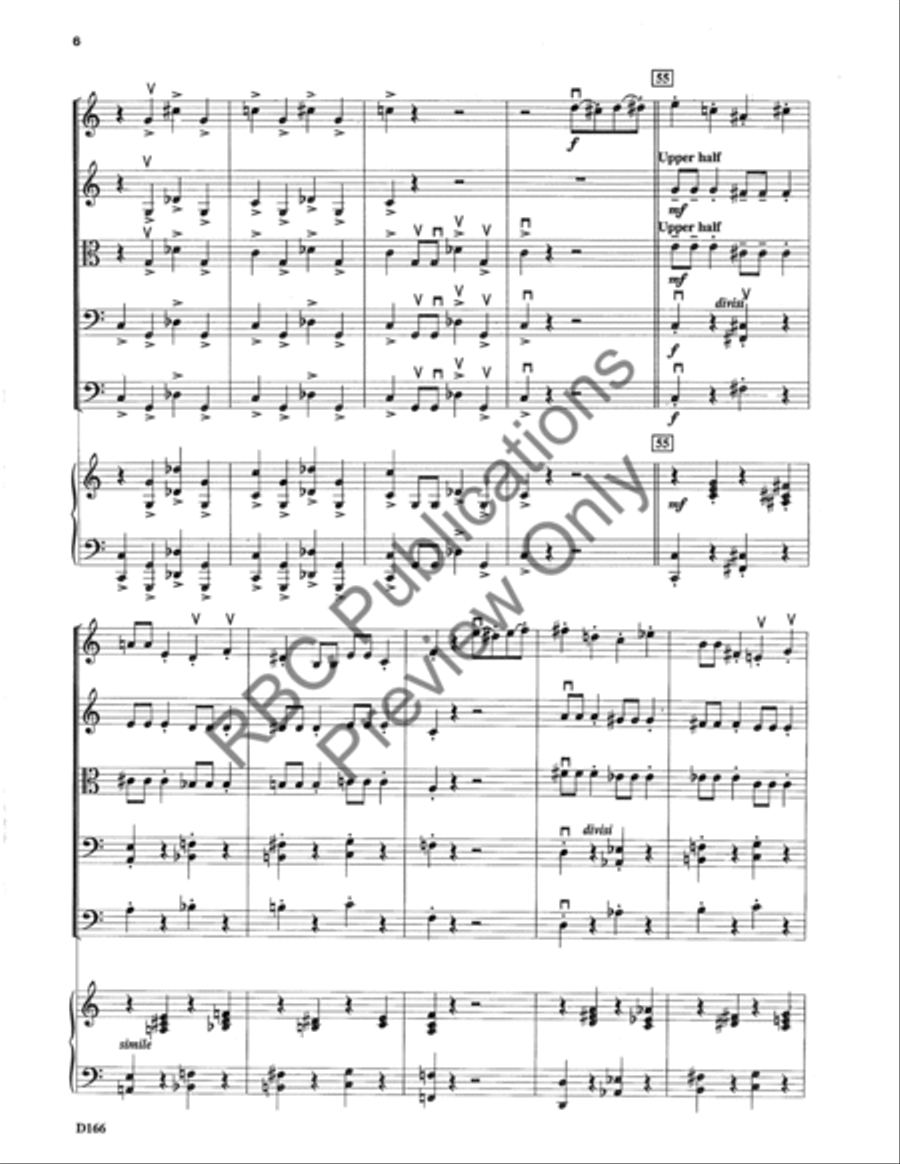 Etudes For String Martele March (Score) String Orchestra scores gallery preview page 9