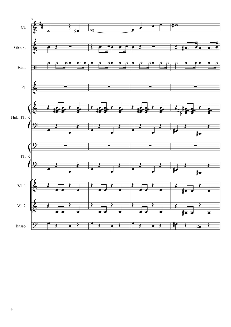 Alabama Song Large Ensemble scores gallery preview page 6
