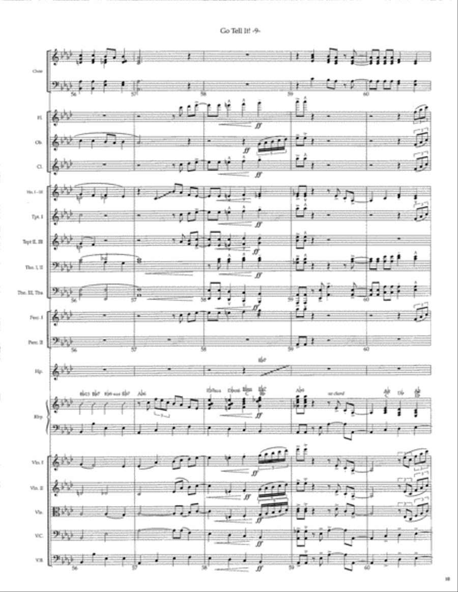 Go Tell It! SSATB scores gallery preview page 11