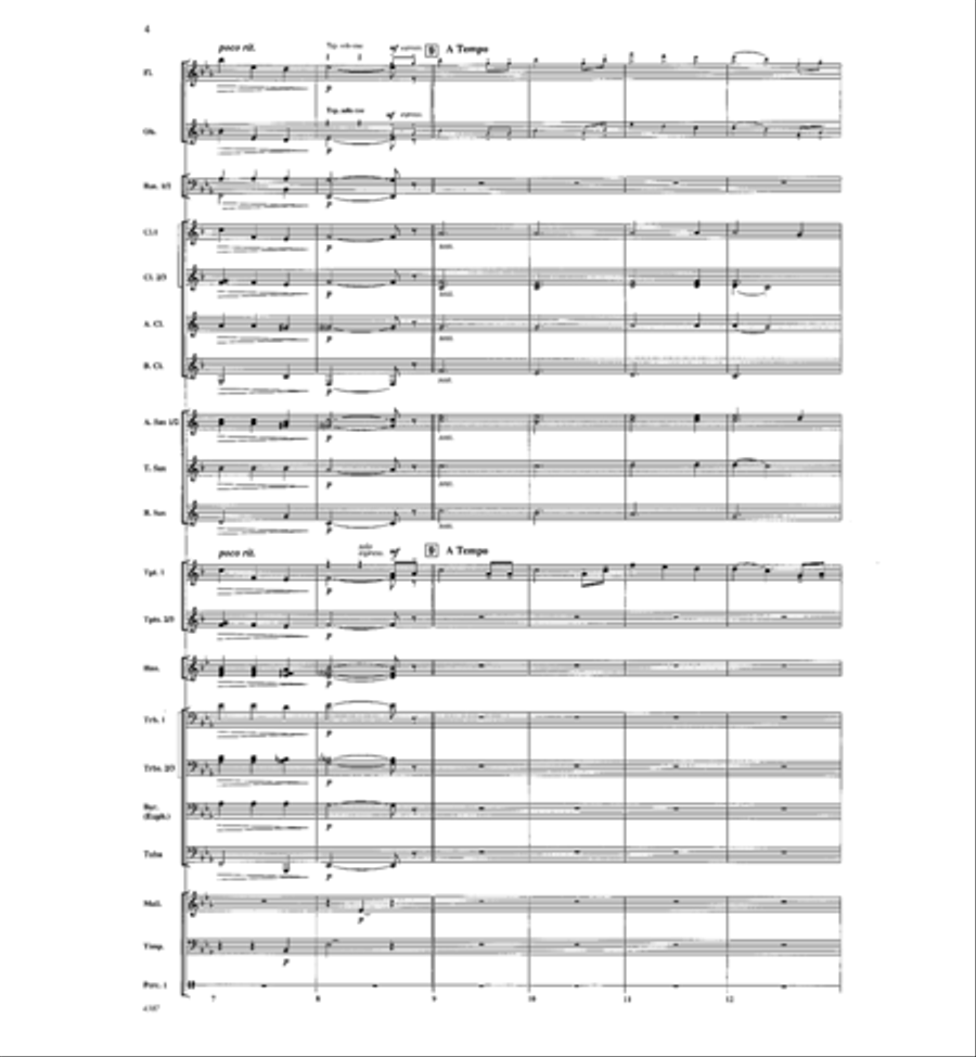 A Child's Lullaby Big Band scores gallery preview page 3