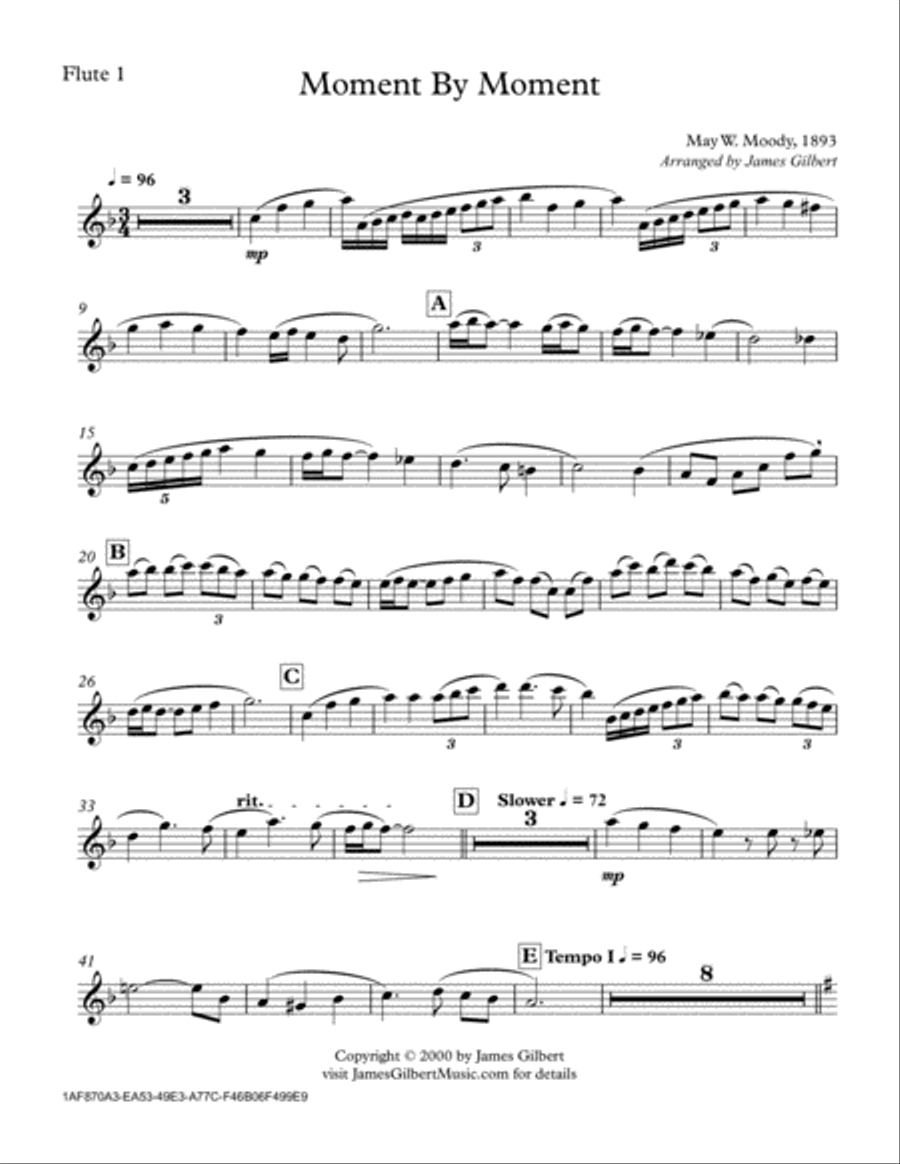 Moment By Moment Woodwind Duet scores gallery preview page 6