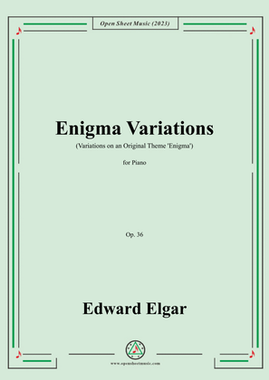 Elgar-Variations on an Original Theme 'Enigma'(Enigma Variations)