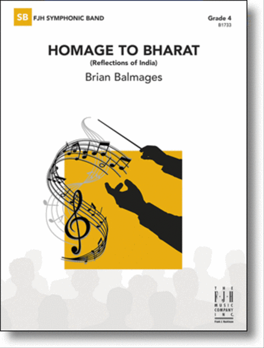 Homage to Bharat Concert Band scores gallery preview page 1