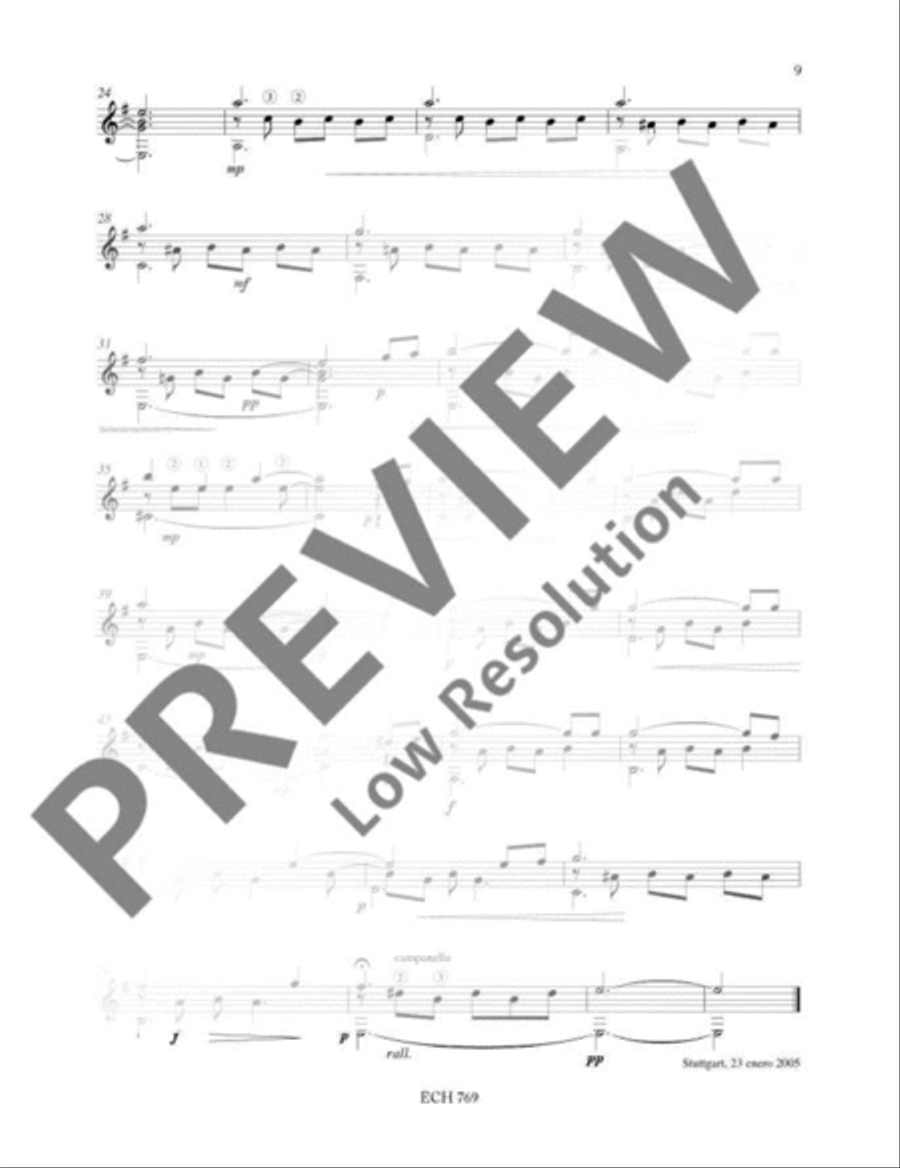 5 Endechas Guitar scores gallery preview page 10