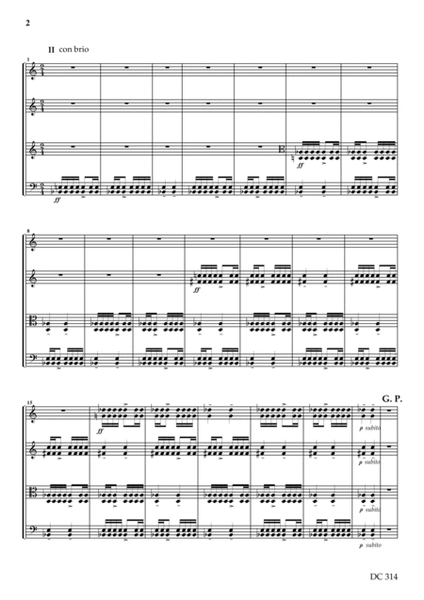 String Quartet No 4 (Score) image number null