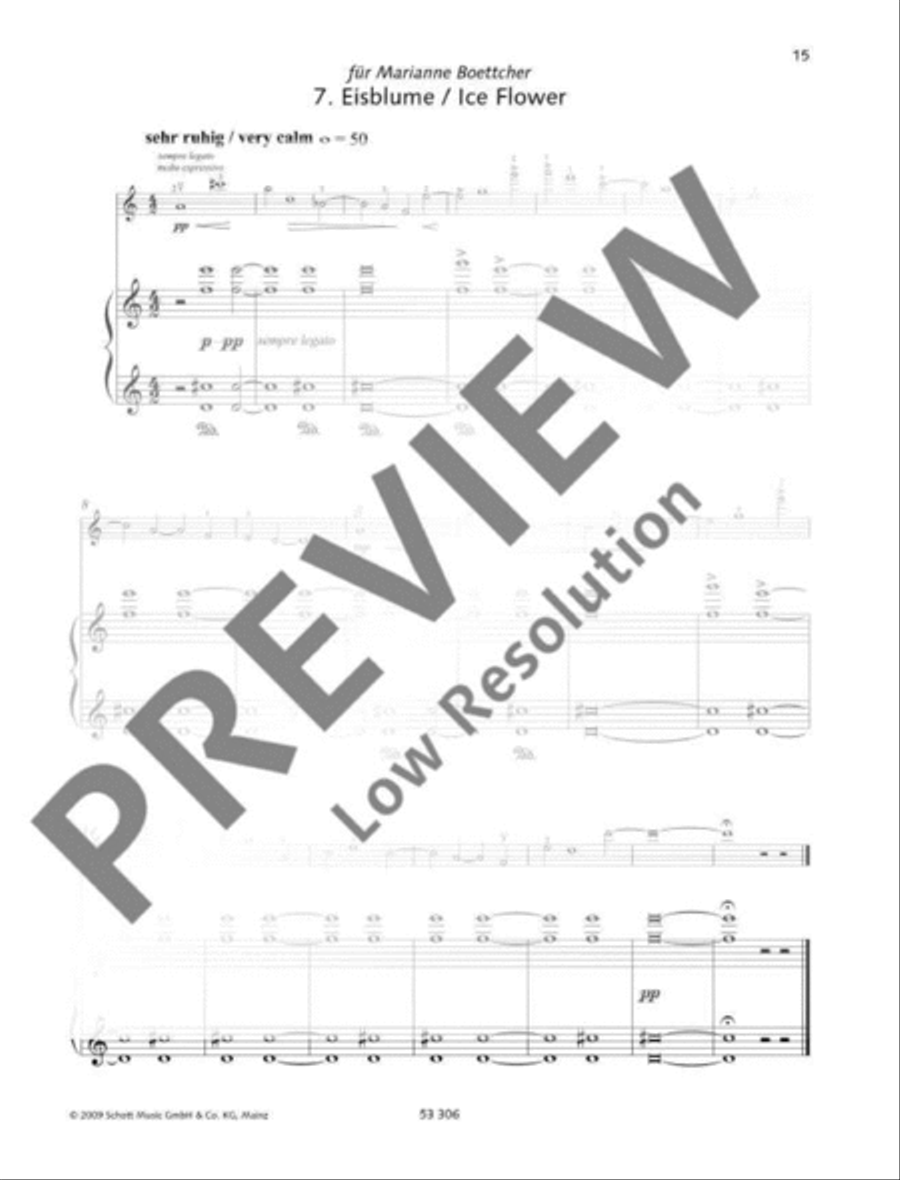 Musical Flowers (Klangblumen) Viola scores gallery preview page 16