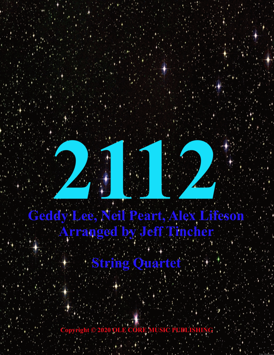 2112 String Quartet scores gallery preview page 1