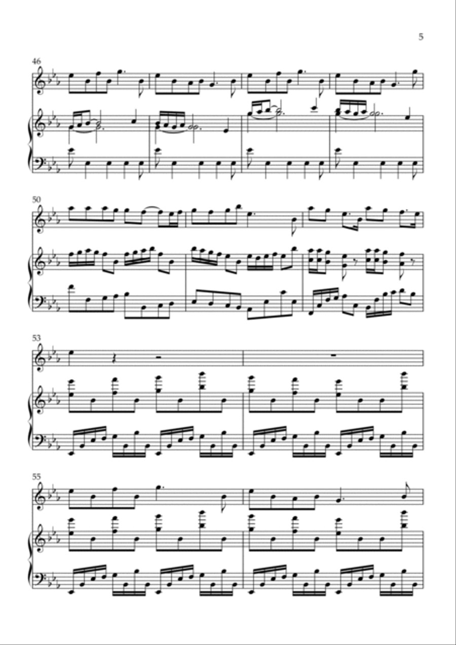 When Christmas Comes To Town Flute Solo scores gallery preview page 5