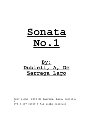 sonata no.1
