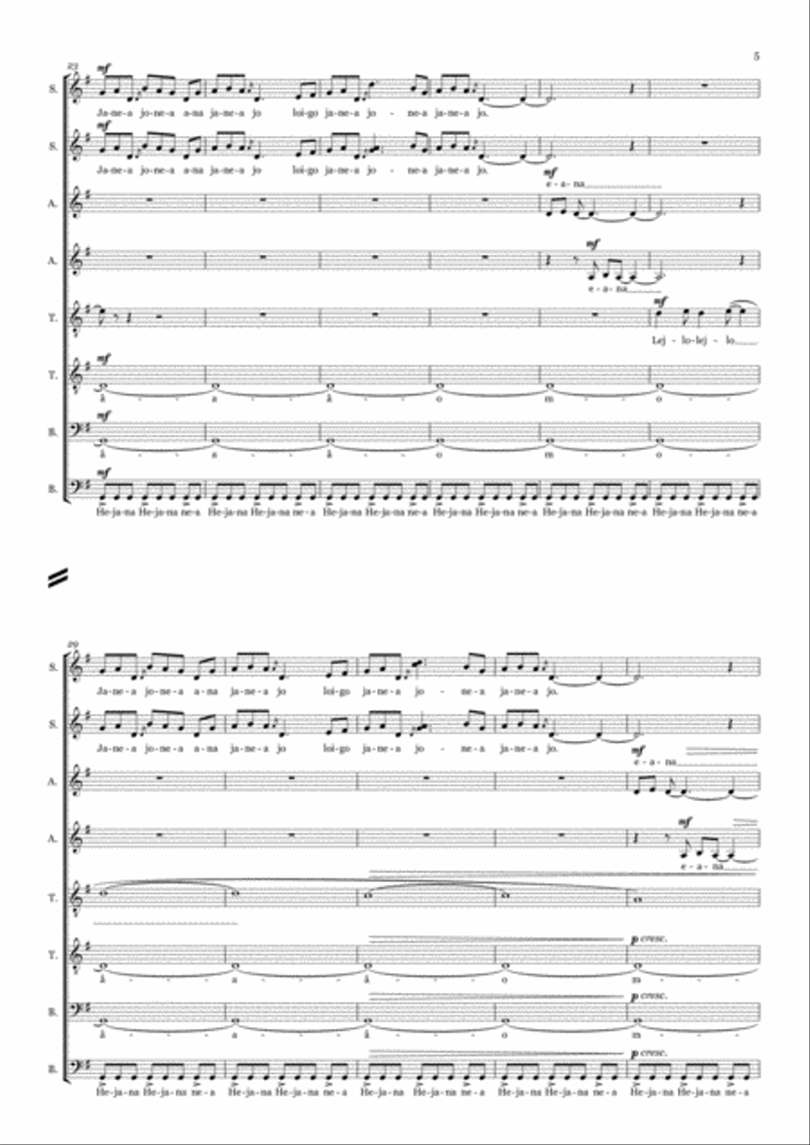 Wisält ere Wisält ere 4-Part scores gallery preview page 5