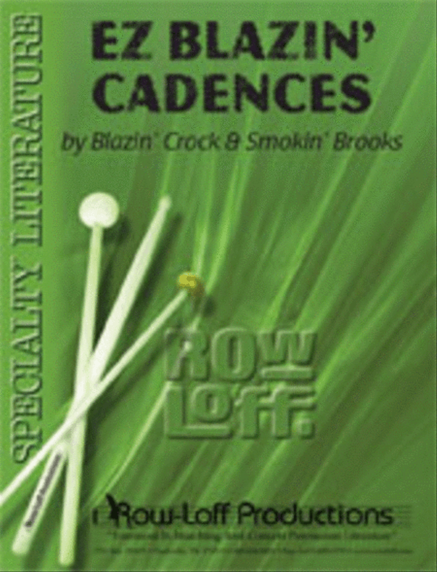 EZ Blazin' Cadences w/CD Percussion Ensemble scores gallery preview page 1