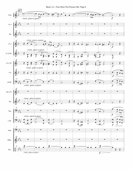Fear Does Not Possess Me - Cantata BWV 15 - Extra Score