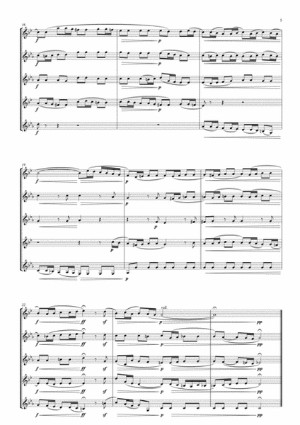 Prelude & Fugue BWV 867 arranged for Clarinet Quintet image number null