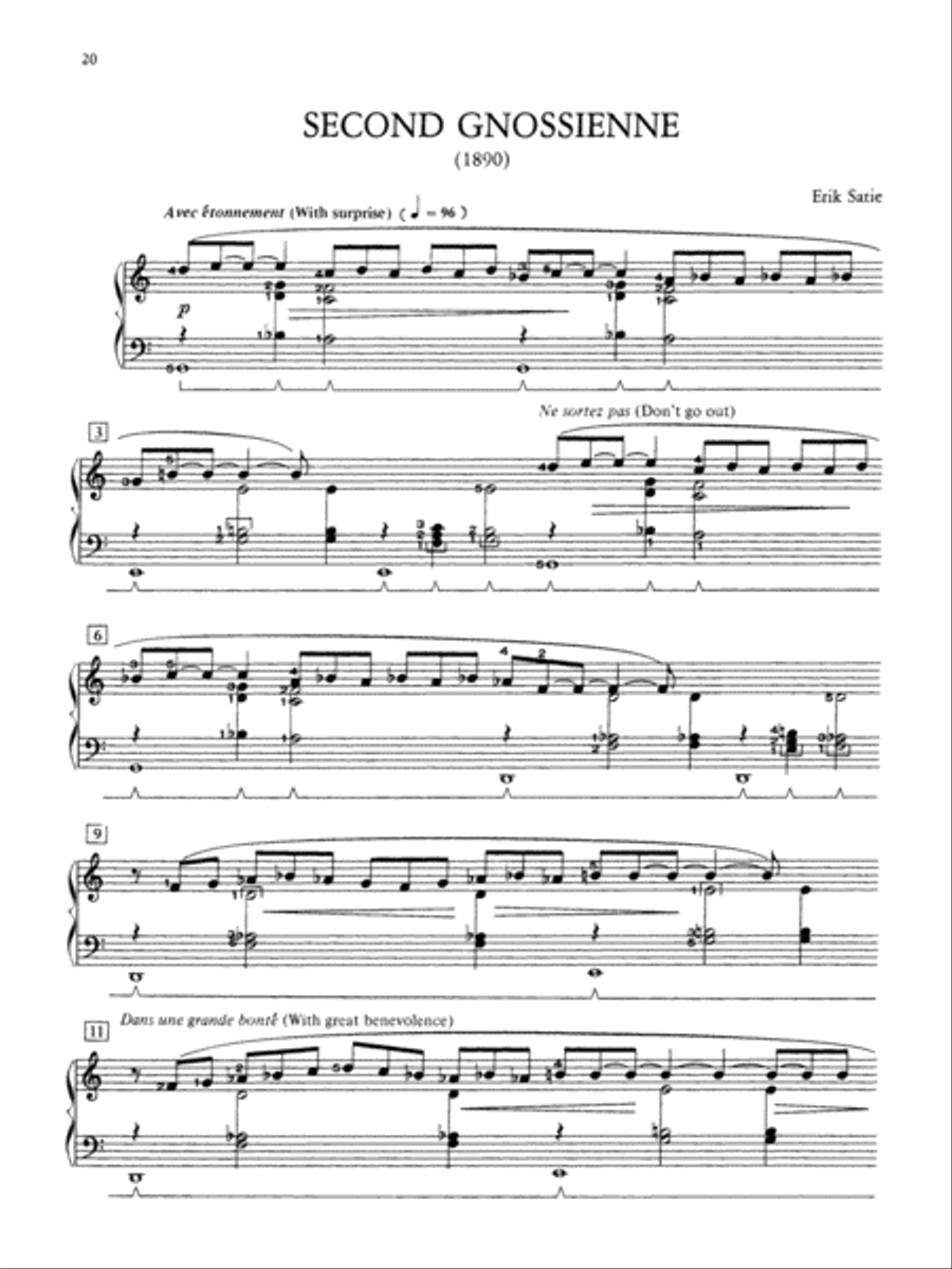 3 Gymnopédies & 3 Gnossiennes Piano Solo scores gallery preview page 6
