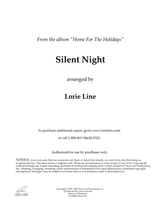 Book cover for Silent Night (from Home For The Holidays)