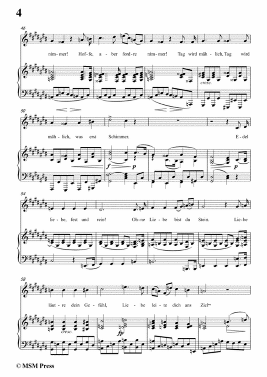 Schubert-Glaube,Hoffnung und Liebe,Op.97,in C sharp Major,for Voice&Piano image number null