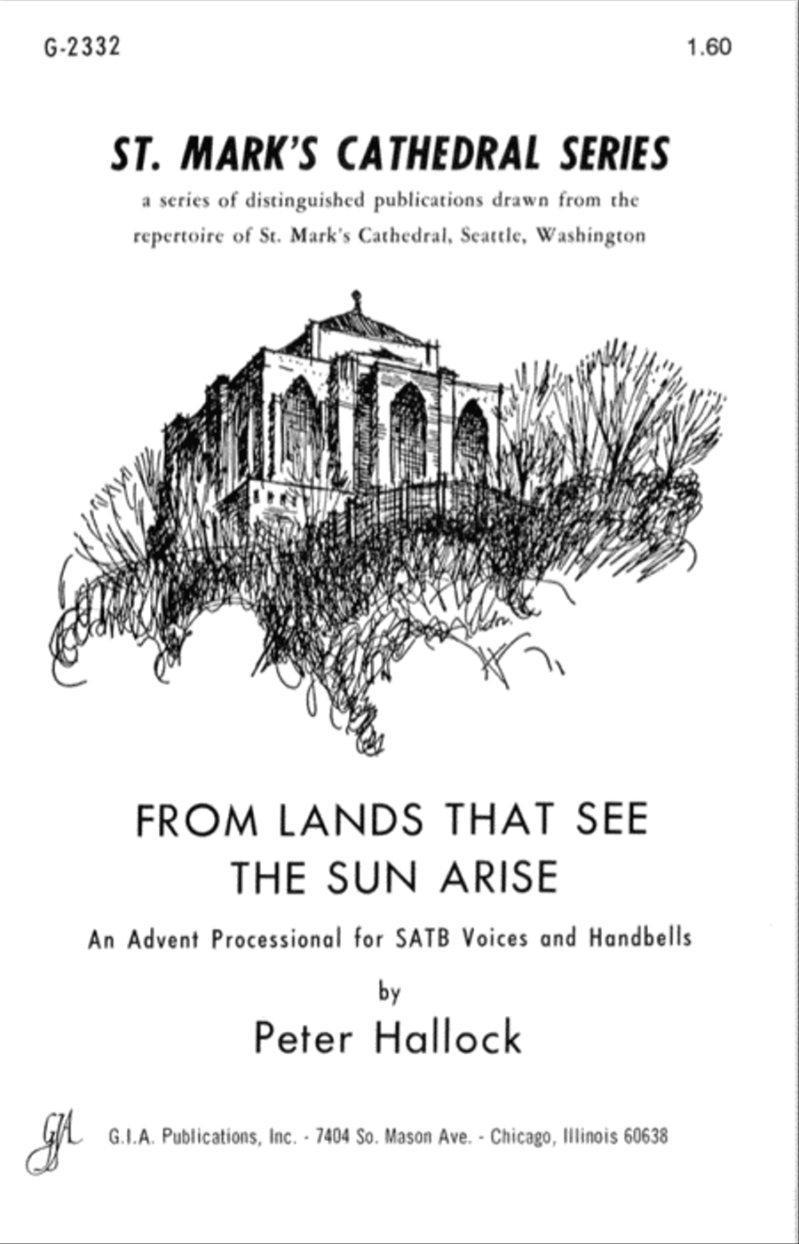 From Lands That See the Sun Arise 4-Part scores gallery preview page 1
