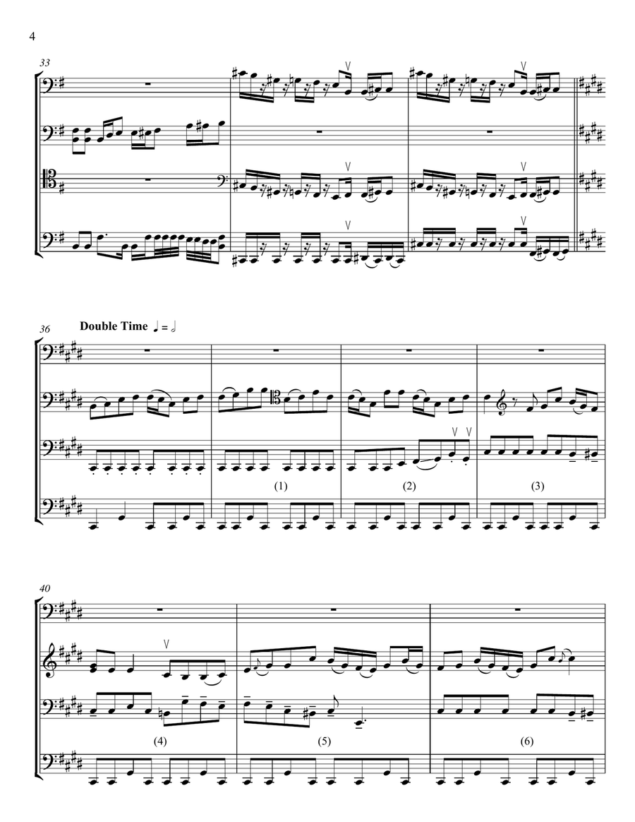 Iron Man String Quartet scores gallery preview page 4