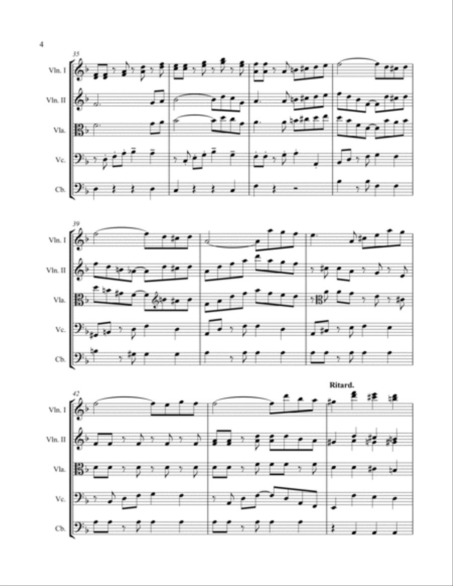 Tango Izquierda for string orchestra String Orchestra scores gallery preview page 4