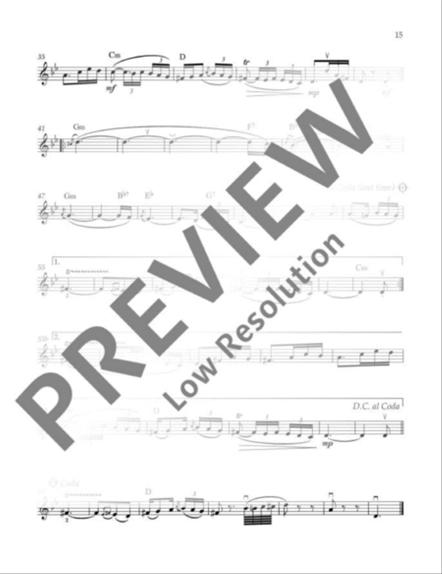 Klezmer Fiddle Tunes Violin Solo scores gallery preview page 16