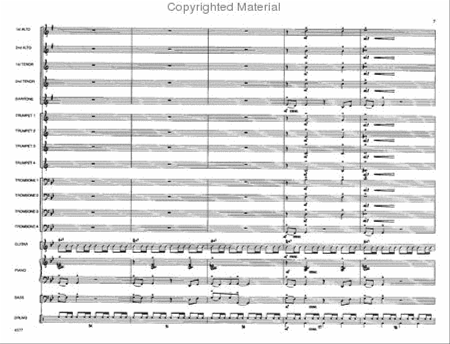O Come, All Ye Faithful Jazz Ensemble scores gallery preview page 8