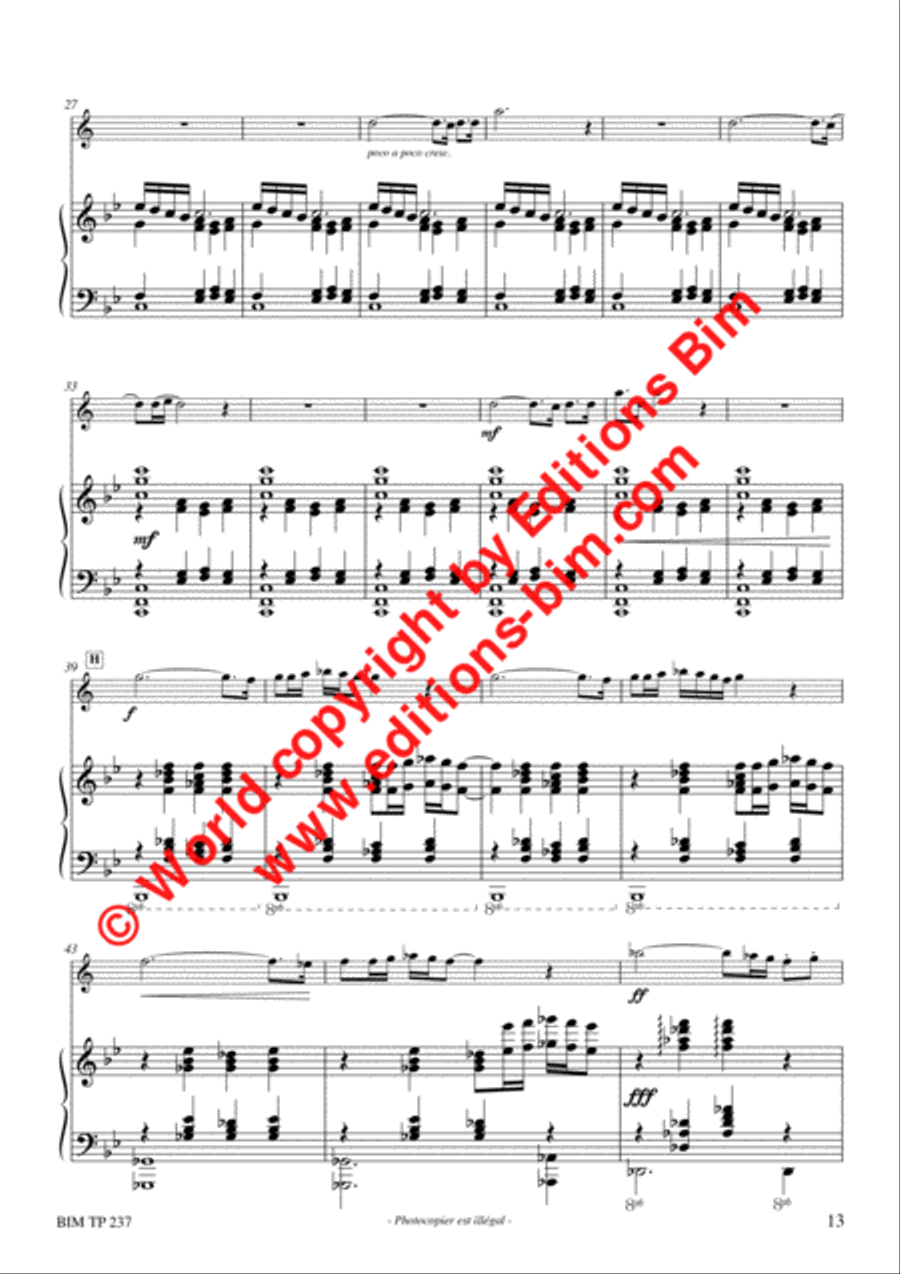 Sonatine in F Trumpet Solo scores gallery preview page 7