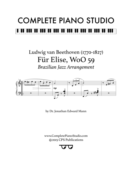 BEETHOVEN: Für Elise (Brazilian Jazz arrangement) image number null