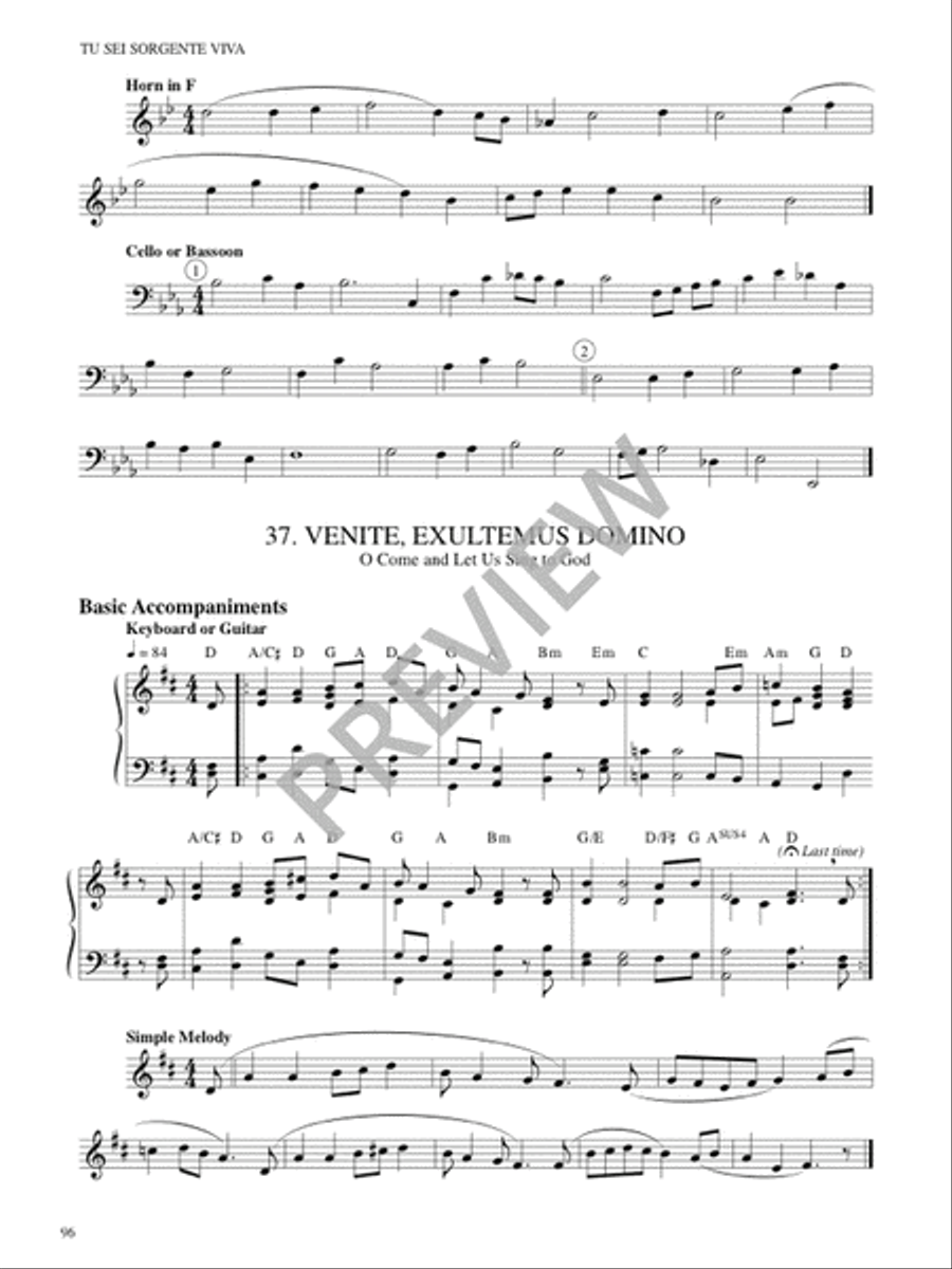 Christe Lux mundi - Instrument edition Guitar scores gallery preview page 98