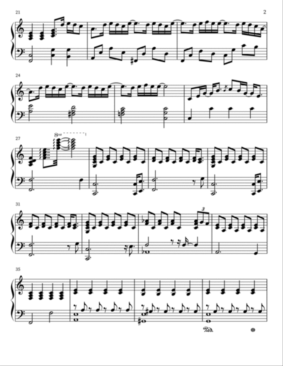 Heaven is you Heaven is you Easy Piano scores gallery preview page 2