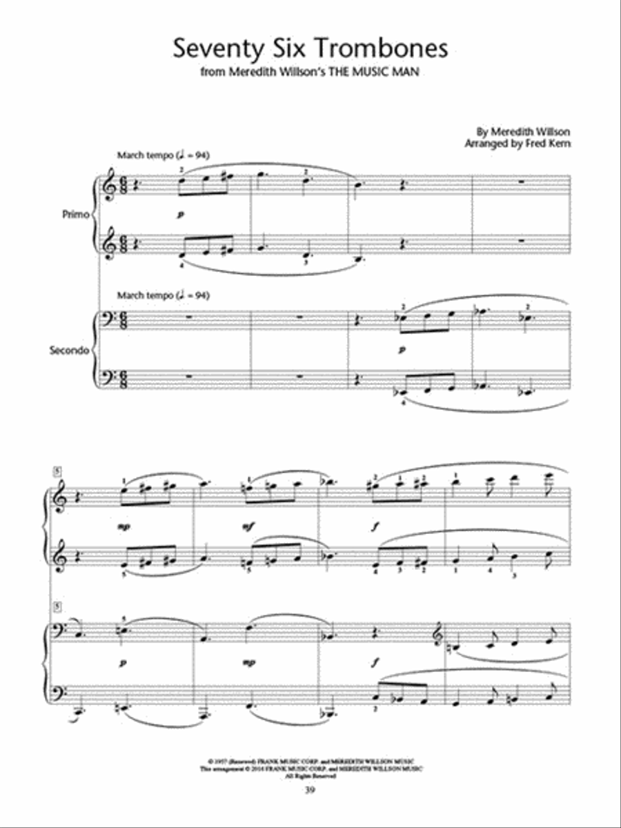 Four Hands on Broadway Four Hands on Broadway Piano Method scores gallery preview page 5