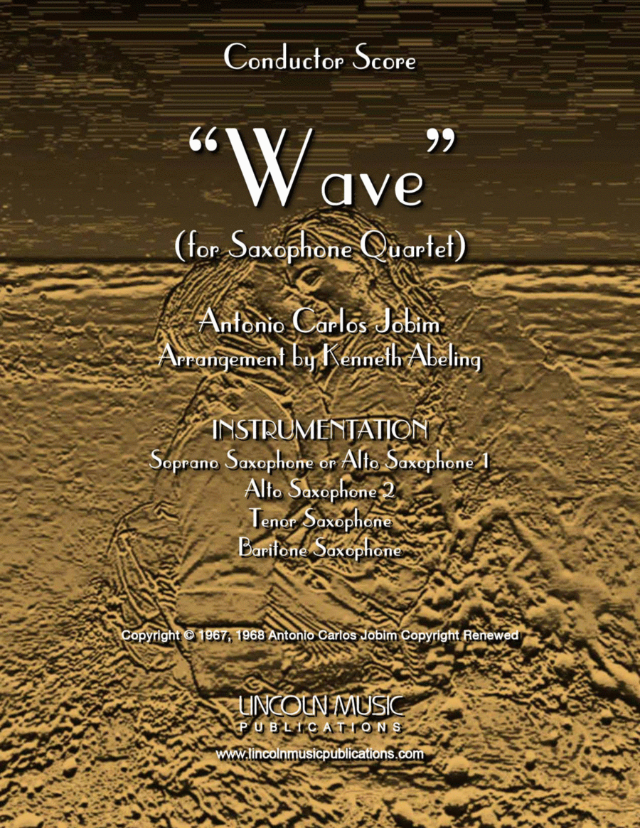 Wave Saxophone Quartet scores gallery preview page 1