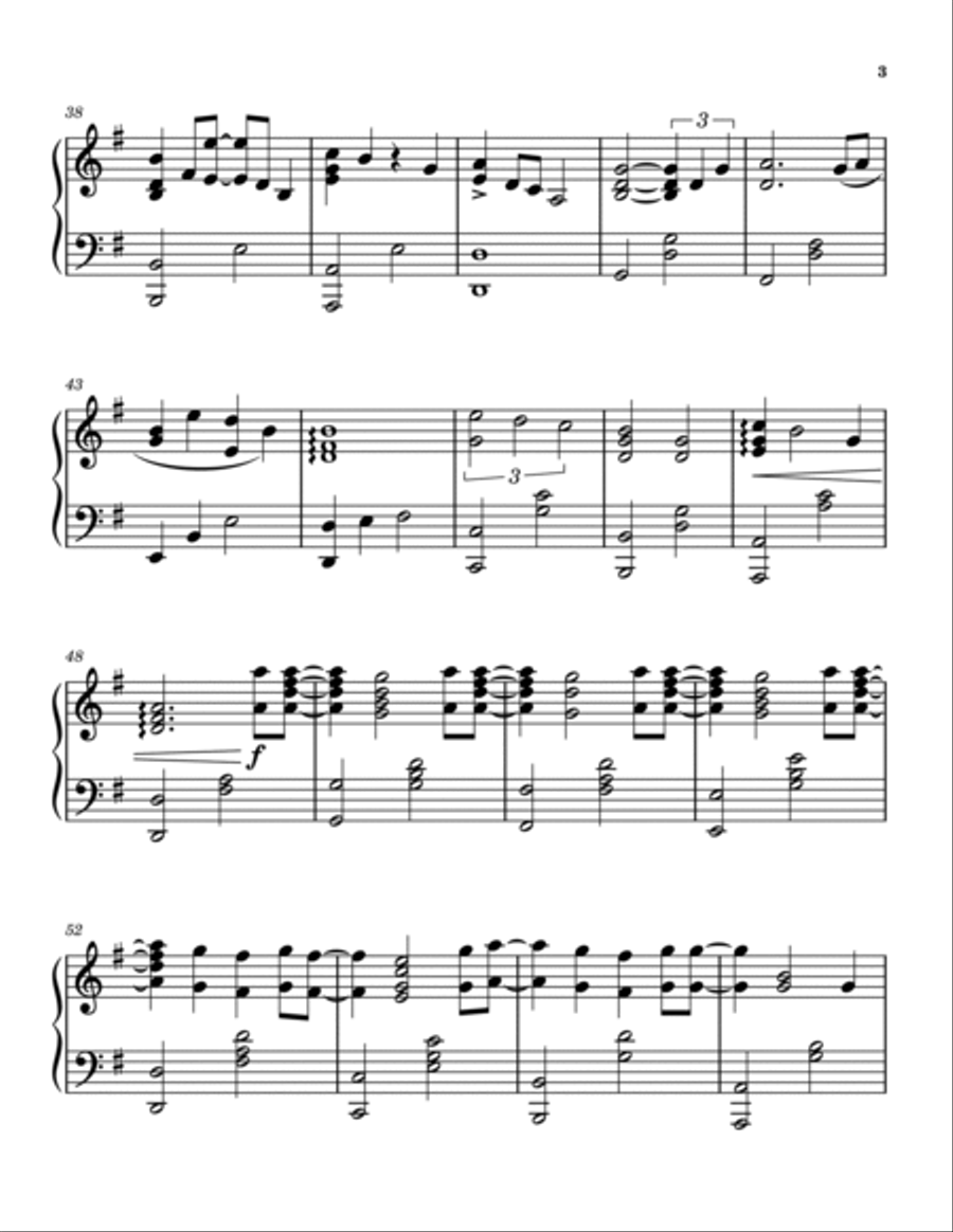 Welcome To The Black Parade Piano Solo scores gallery preview page 3
