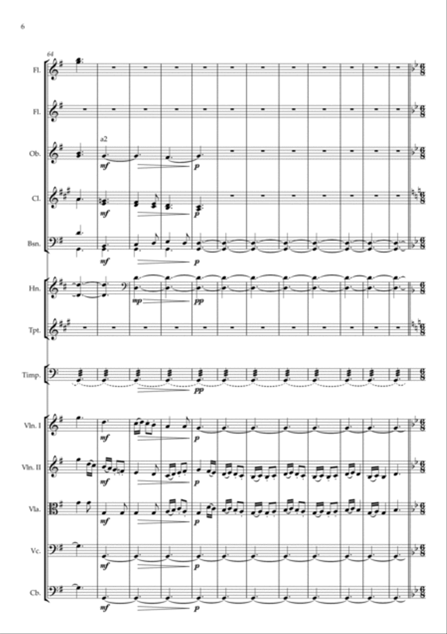 Ballet 'The Magic Drum' (Scene 11) Full Orchestra scores gallery preview page 6