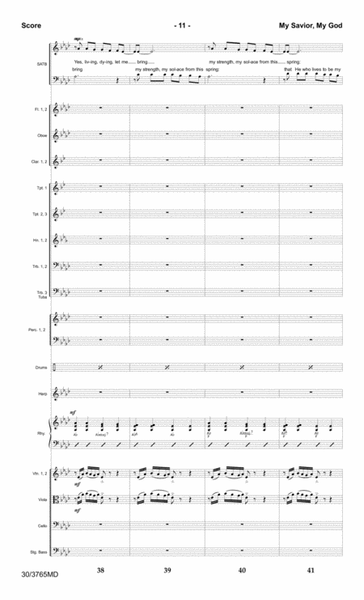 My Savior, My God - Orchestral Score and CD with Printable Parts