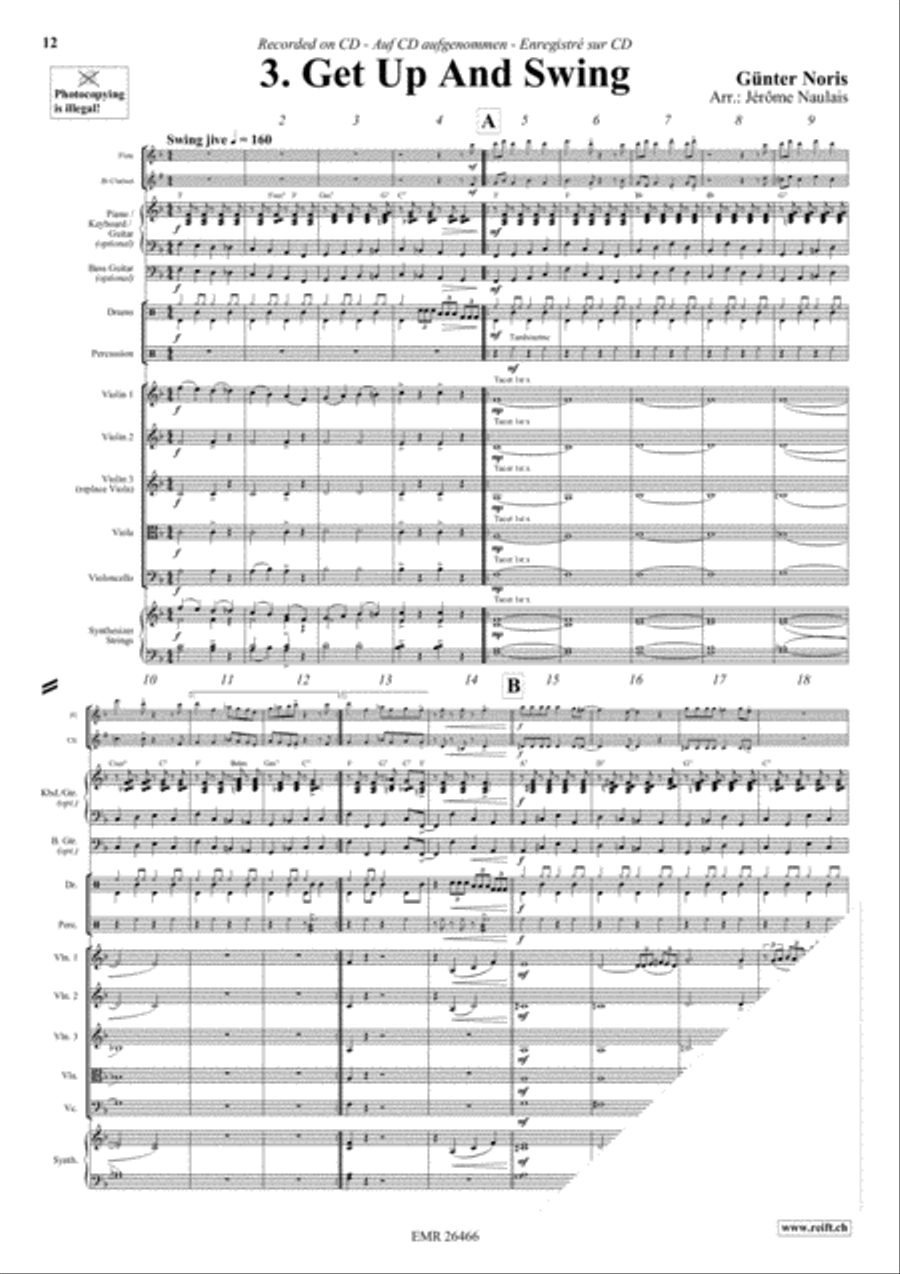 Let's Dance Volume 2 Woodwind Ensemble scores gallery preview page 5