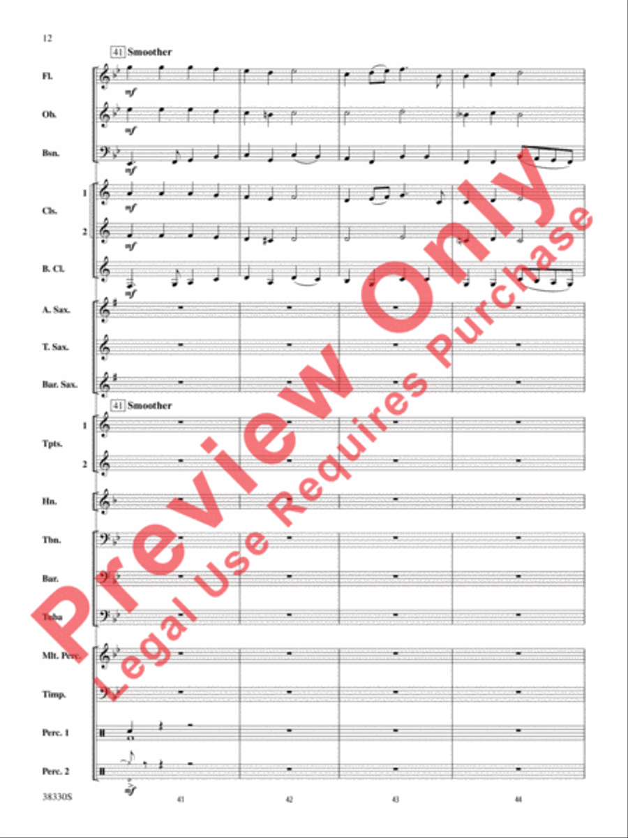 From the Realms of Glory! Concert Band scores gallery preview page 13