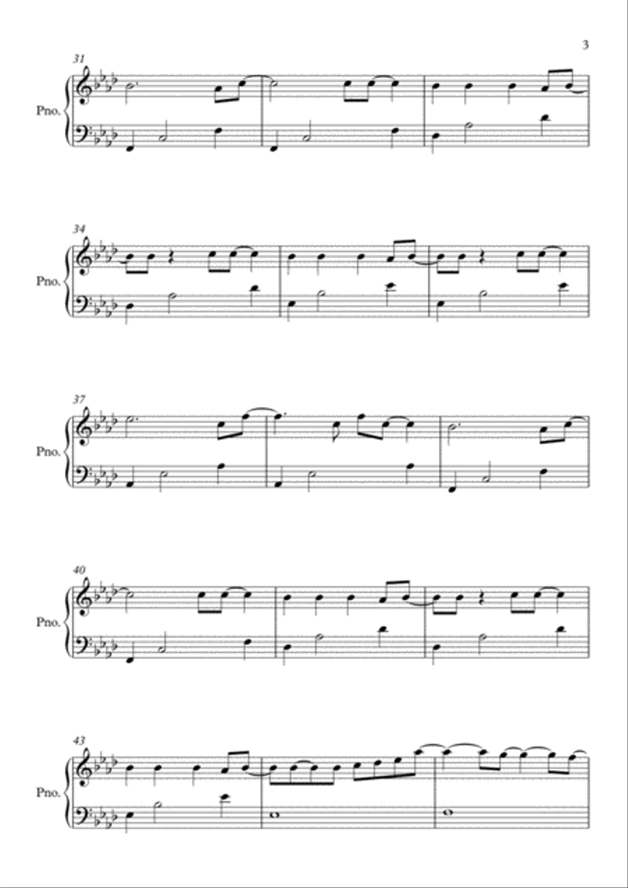 All Of Me All Of Me Easy Piano scores gallery preview page 3