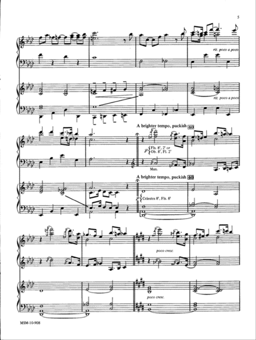 Ragtime Organ scores gallery preview page 4