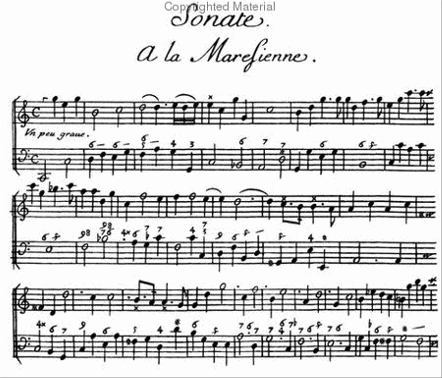 The Scale and other pieces for violin, viol and harpsichord (ad libitum) Violin scores gallery preview page 3
