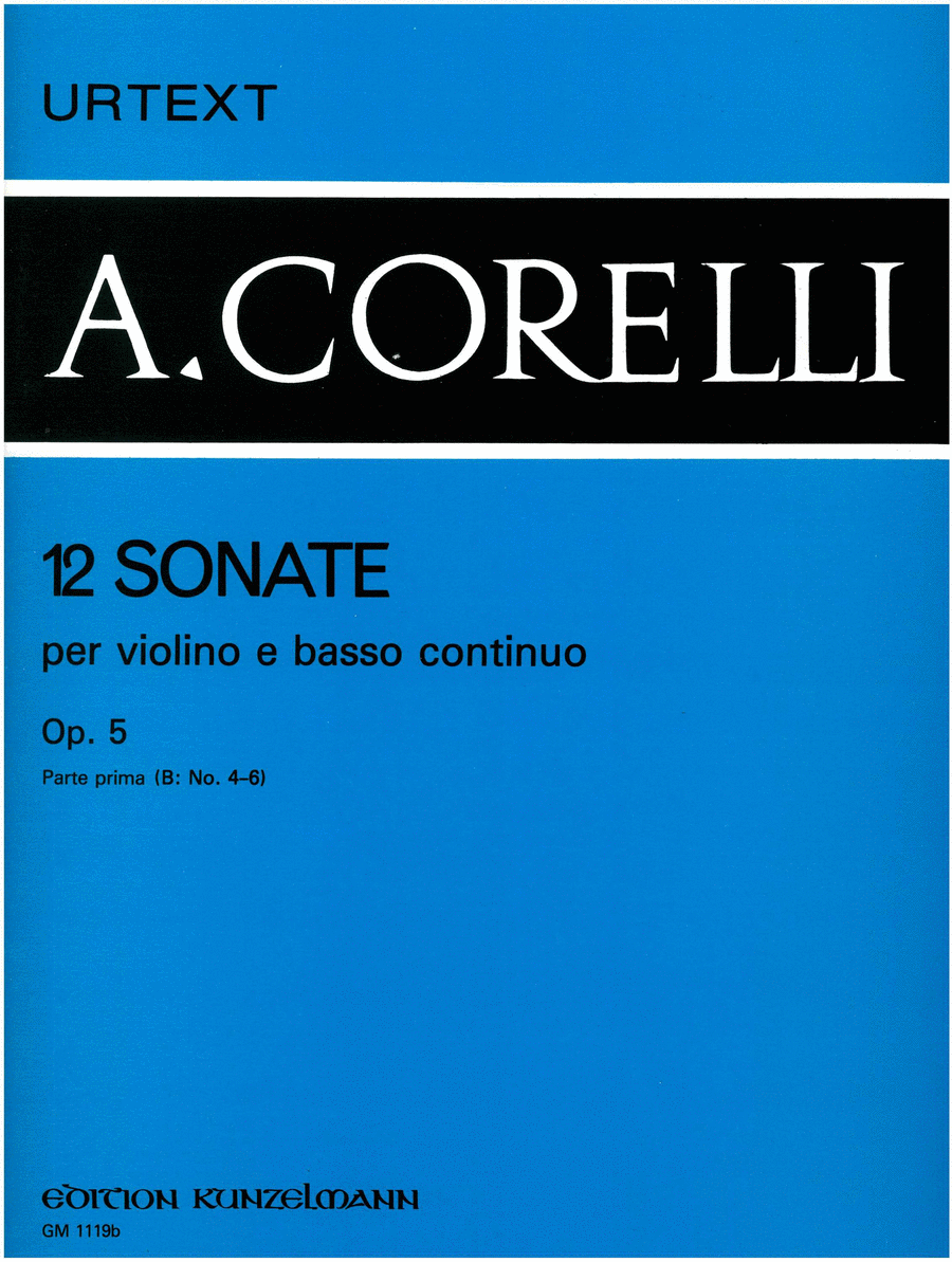 12 Sonatas for violin and basso continuo, Volume 2