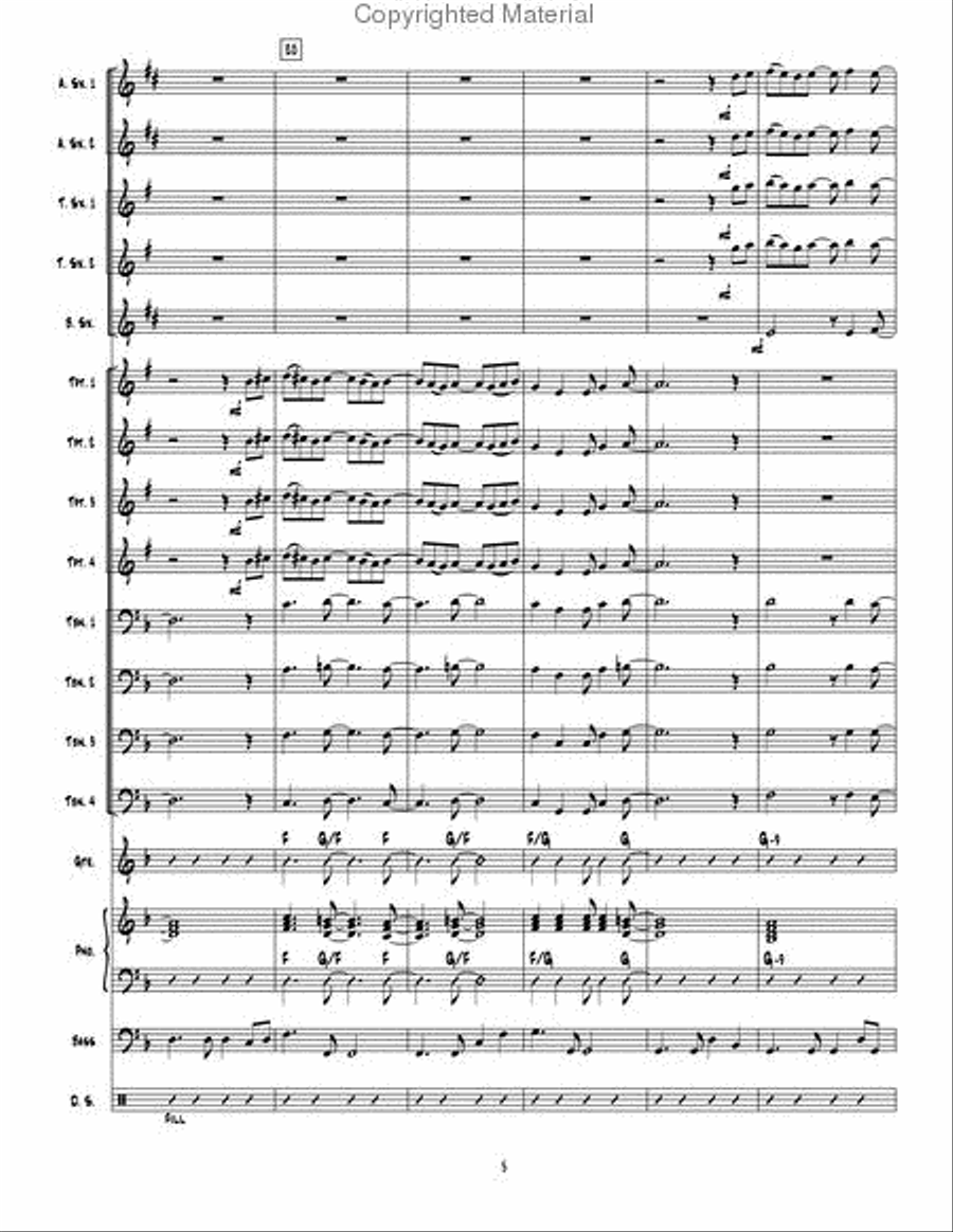 Table Time Jazz Ensemble scores gallery preview page 6