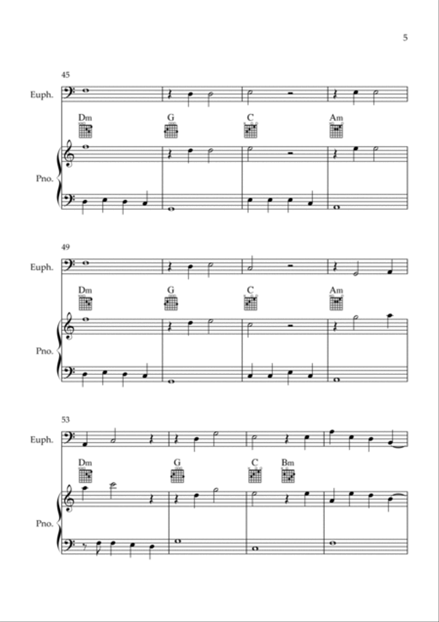 Flowers Euphonium scores gallery preview page 5