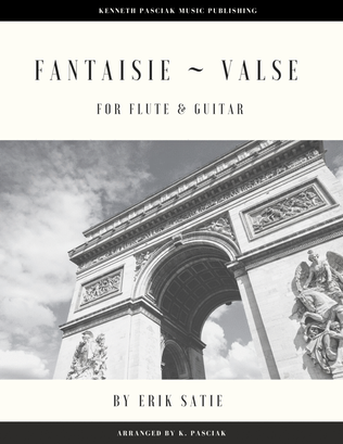 Book cover for Fantaisie Valse (for Flute or Violin and Guitar)