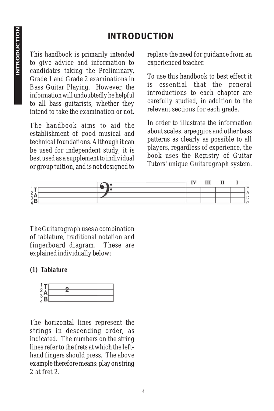 RGT Bass Guitar Playing Early Grades Prelim-2 Bass Guitar scores gallery preview page 5