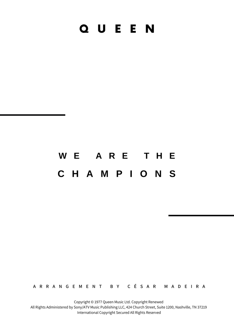 We Are The Champions We Are The Champions Easy Piano scores gallery preview page 2