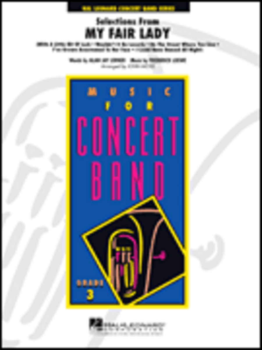 Selections From My Fair Lady Full Score Concert Band scores gallery preview page 1